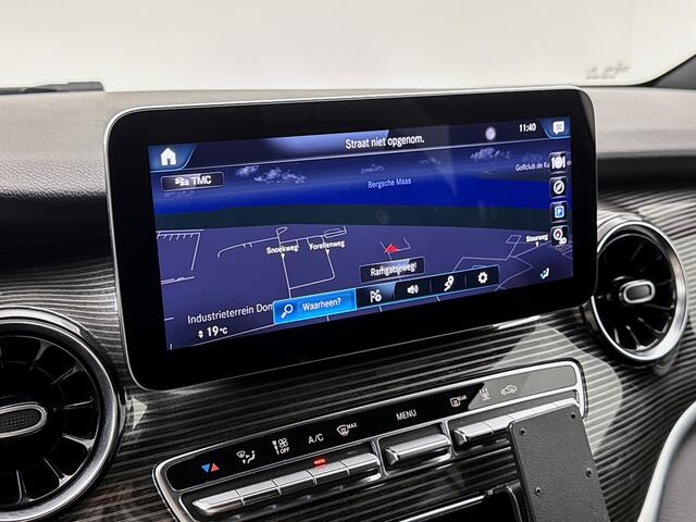 Mercedes-Benz V-KLASSE 250d Extra Lang DC Leder Dubbele cabine Elektrische schuifdeuren 19" inch AMG Camera