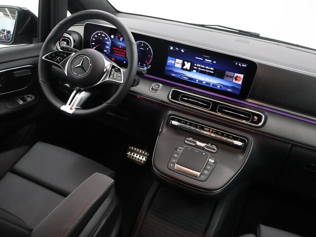 Mercedes-Benz V-KLASSE 250d 4-MATIC XL L3 AVANTGARDE | DUBBELE CABINE | 360 CAMERA | DISTRONIC PLUS | LEDER ZWART "LUGANO" | ALARM | STOELVERWARMING | NAVIGATIE | CARPLAY | ANDROID AUTO | AUTOMATISCHE AIRCO | DAB+ |
