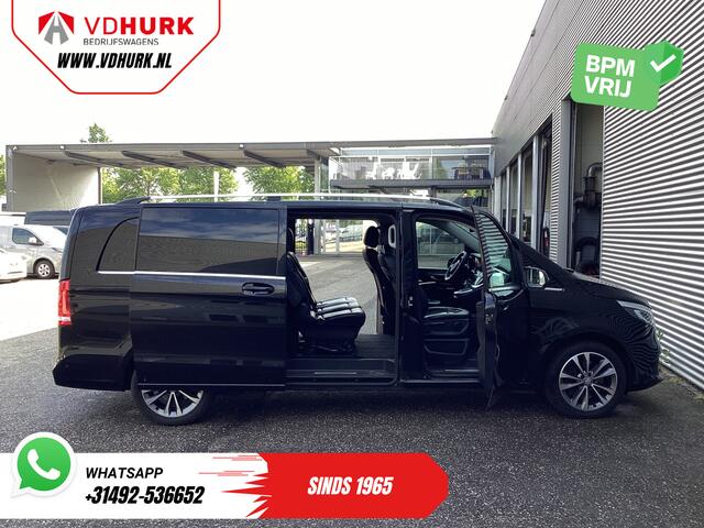 Mercedes-Benz V-KLASSE 300d Aut. XL L3 Avantgarde Edition BPM VRIJ! 2xElek.Schuifdeur/ Leder/ LED/ Standkachel/ Carplay/ Afn.Trekhaak/ Stoelverw./ Alarm III/ Navi/ Camera/ PDC/ Cruise/ 18" LMV