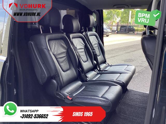 Mercedes-Benz V-KLASSE 300d Aut. XL L3 Avantgarde Edition BPM VRIJ! 2xElek.Schuifdeur/ Leder/ LED/ Standkachel/ Carplay/ Afn.Trekhaak/ Stoelverw./ Alarm III/ Navi/ Camera/ PDC/ Cruise/ 18" LMV