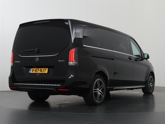 Mercedes-Benz V-KLASSE 300d | XL L3 | AMG | 4-MATIC | Dubbele Cabine | DISTRONIC Plus | Dodehoekassistent | 2x Schuifdeur Elektrisch | Adaptieve Cruise | Stoelverwarming | Certified