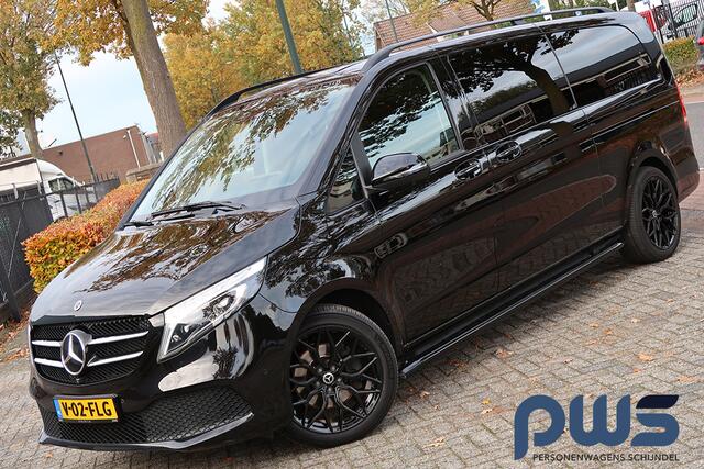 Mercedes-Benz V-KLASSE 300d Extra Lang Dub.Cab. Leer / 360 camera / 2 x schuifdeur elek. / PDC / LED / Navi / Ambiance verlichting
