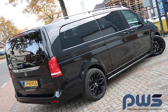 Mercedes-Benz V-KLASSE 300d Extra Lang Dub.Cab. Leer / 360 camera / 2 x schuifdeur elek. / PDC / LED / Navi / Ambiance verlichting