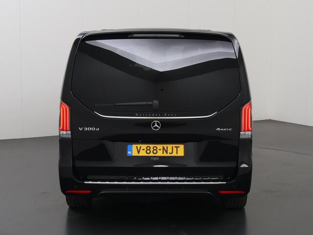 Mercedes-Benz V-KLASSE 300d | XL L3 | AMG | 4-MATIC | Dubbele Cabine | DISTRONIC Plus | Dodehoekassistent | 2x Schuifdeur Elektrisch | Adaptieve Cruise | Stoelverwarming | Certified