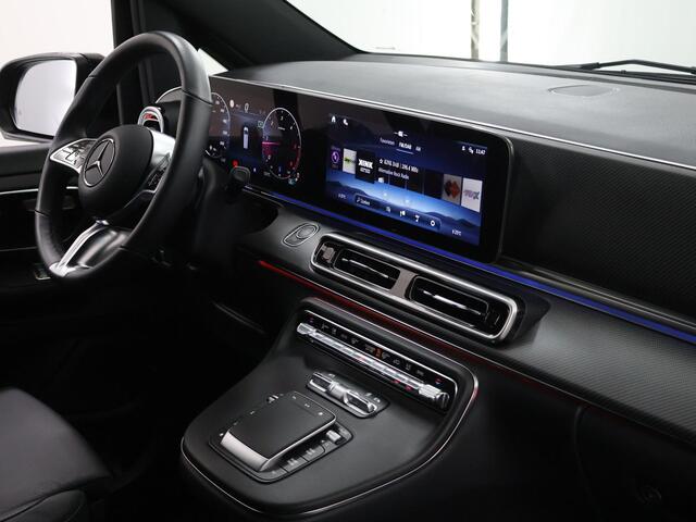 Mercedes-Benz V-KLASSE 300d | XL L3 | AMG | 4-MATIC | Dubbele Cabine | DISTRONIC Plus | Dodehoekassistent | 2x Schuifdeur Elektrisch | Adaptieve Cruise | Stoelverwarming | Certified