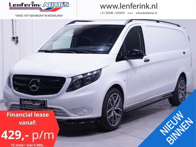 Mercedes-Benz VITO 116 CDI 163 pk XL Black&White Edition Navi, 19" AMG Wielen, Camera, Spoiler Pakket, PDC V+A, Laadruimte Pakket, 3-Zits