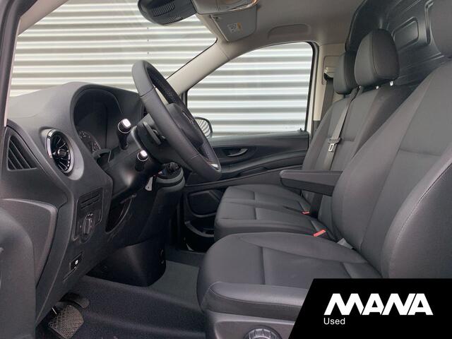 Mercedes-Benz VITO 116 CDI Extra Lang L3 163pk Automaat LMV MaxtonDesign LED Airco Camera Leder-Stuur/Bekleding Diffuser Frontlip CruiseControl Stoelverwarming DYNAMIC Standkachel CarPlay AndroidAuto Trekhaak 12V Laadruimtebekleding Bluetooth VoiceCommand DAB