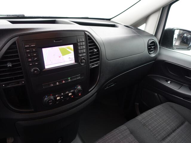 Mercedes-Benz VITO 114 CDI Lang Ambition Aut- 3 Pers, Navi, Clima, Camera, Cruise, Dynamic Select, Grijs Kenteken