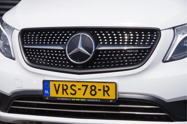 Mercedes-Benz VITO L2 150PK 3-ZITS, LED, TREKHAAK, CAMERA, ALCANTARA HEMEL, CRUISE, AIRCO, DIAMONT GRILLE, 20'' LM WIELEN
