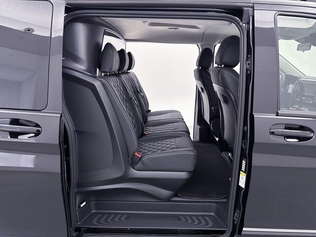 Mercedes-Benz VITO 119 CDI L3 DC *Edition* Leder Dubbel cabine 19"inch AMG Black-Pack Extra Lang Dubbele Schuifdeur Multibeam LED Trekhaak Achteruitrijcamera Betimmering