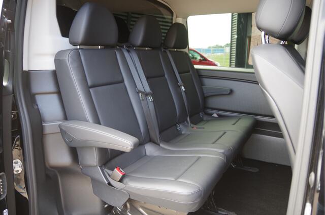 Mercedes-Benz VITO 114CDI L2 AUT. DC-5P, LEDER, CAMERA, CRUISE, CLIMA, COMFORT STOELEN, LEDER STUURWIEL, DUBBELE CABINE