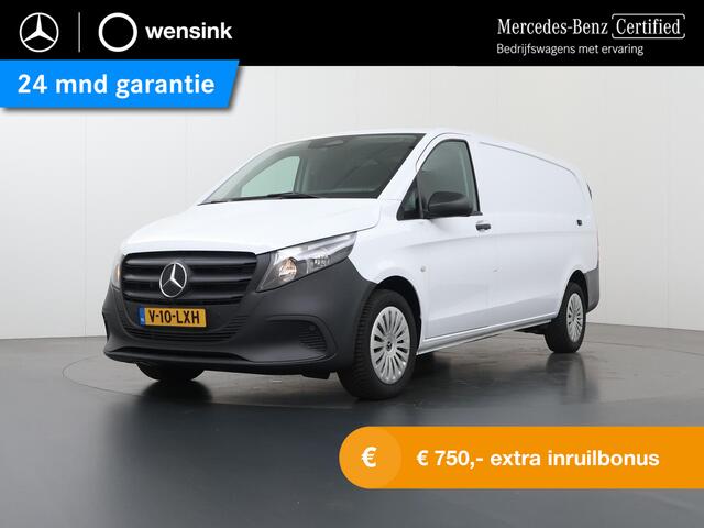 Mercedes-Benz VITO 116 CDI Aut. | L3 Pro | Keyless Go | Navigatiesysteem | Cruise Control | Parkeercamera | 3-zits | Stoelverwarming | 270° Achterdeuren | MODEL 2025 | Certified