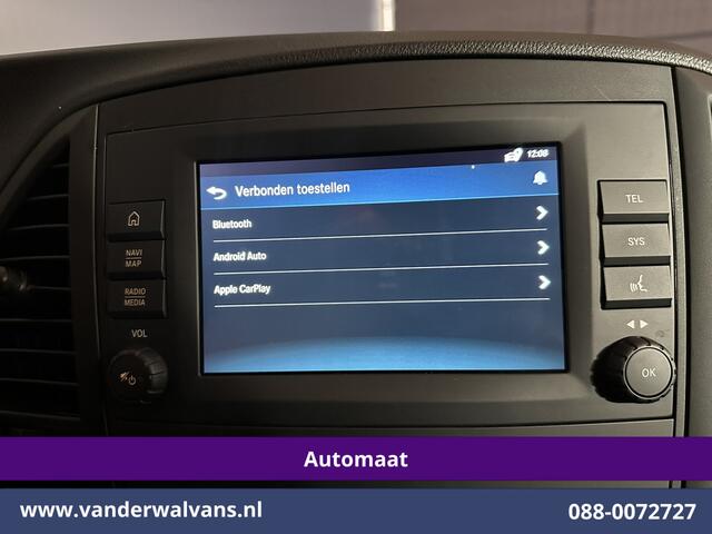 Mercedes-Benz VITO 116 CDI 164pk 9G-Tronic Automaat L3H1 Euro6 Airco | Camera | LED | Apple Carplay | 2500kg Trekhaak Android Auto, Cruisecontrol, Parkeersensoren, Bijrijdersbank