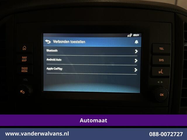 Mercedes-Benz VITO 114 CDI 136pk 9G-Tronic Automaat L3H1 Euro6 Airco | Camera | Apple Carplay | Android Auto Cruisecontrol, 2500kg Trekhaak, Parkeersensoren, Bijrijdersbank