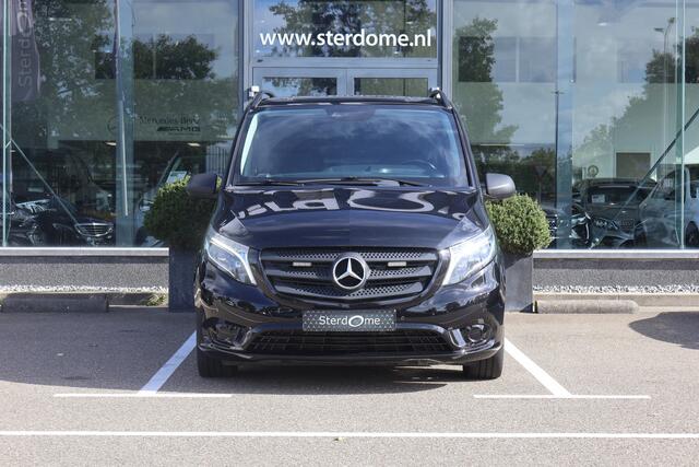 Mercedes-Benz VITO 114 CDI Lang l Trekhaak l Becker MAP Pilot l Camera l LED intelligent l Comfortstoelen voor best. + bijrijder l Airco l Houten vloer l THERMOTRONIC l LM velgen l Dakrails l Tussenschot l