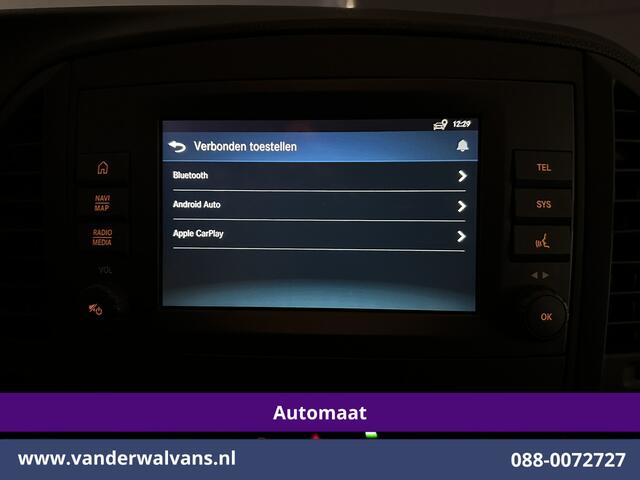Mercedes-Benz VITO 114 CDI 136pk 9G-Tronic Automaat L3H1 Fabrieksgarantie Euro6 Airco | Camera | Apple Carplay Android Auto, Cruisecontrol, 2500kg Trekhaak, Parkeersensoren, Bijrijdersbank