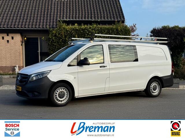 Mercedes-Benz VITO 114 CDI Dubbel Cabine Comfort L3 Automaat Clima trekhaak achterdeuren