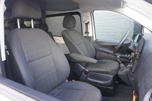 Mercedes-Benz VITO 111 CDI Lang Dubbele Cabine EURO 6 - Airco - Navi - Cruise - PDC - ¤17.950,- Excl.