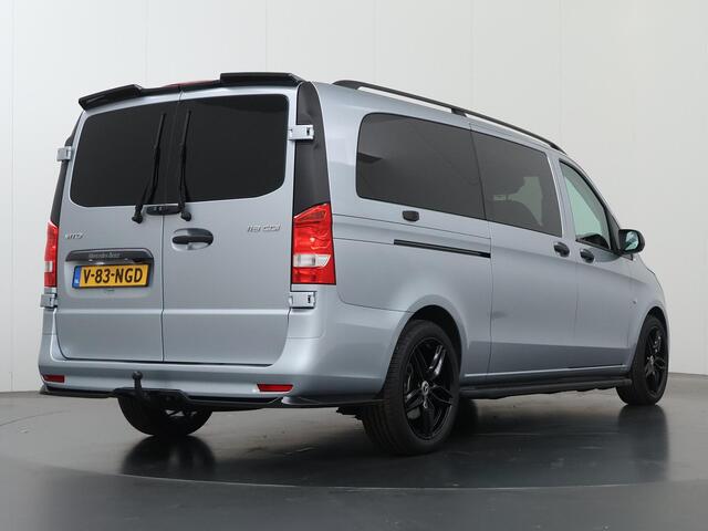 Mercedes-Benz VITO 119 L3 XL Pro | Aut. | Edition | Dubbele Cabine MULTI-BEAM LED | ACHTERUITRIJCAMERA | 2500 KG AHW TREKHAAK | ACHTERDEUREN | 2X ZIJSCHUIFDEUR | CRUISE CONTROL | STOEL - STOEL | METALLIC
