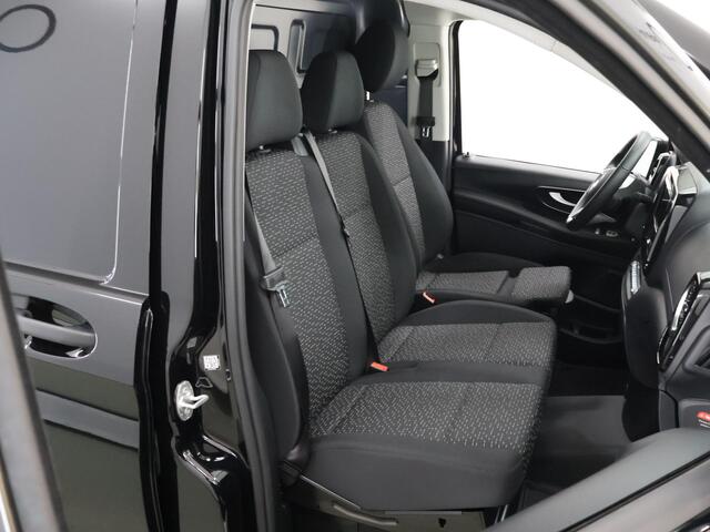 Mercedes-Benz VITO 114 CDI | Aut. | Lang L2 | Pro | Parkeercamera | Airco | Stoelverwarming | 3-zits | 2500 KG. Trekhaak | Cruise Control | Achterdeuren | Comfort Bestuurdersstoel | Certified