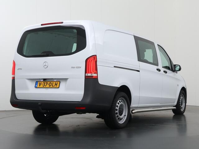 Mercedes-Benz VITO 116 CDI Extra Lang | Dubbel Cabine ¤57.995,- | Sidebars | LED | Trekhaak |