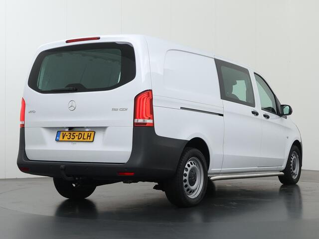 Mercedes-Benz VITO 116 CDI Extra Lang | Dubbel Cabine ¤57.995,- | Sidebars | LED | Trekhaak |