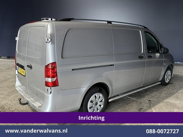 Mercedes-Benz VITO 111 CDI L2H1 inrichting Euro6 Airco | Camera | Navigatie | Cruisecontrol | Trekhaak Parkeersensoren, Sidebars, Bijrijdersbank