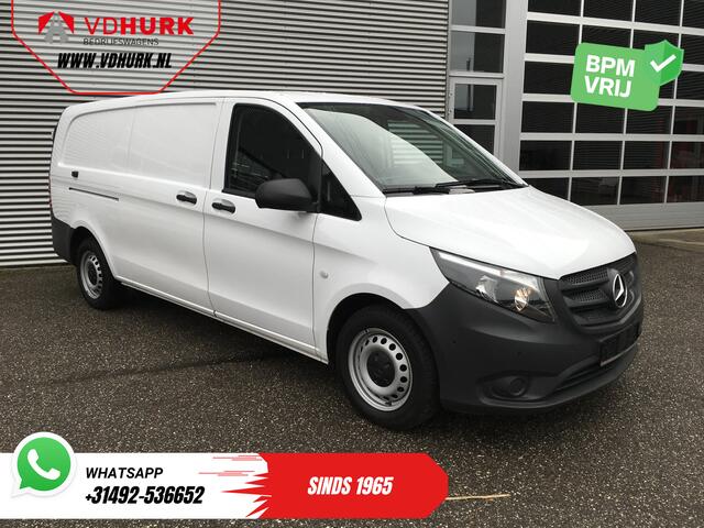 Mercedes-Benz VITO 116 CDI Aut. L2 BPM VRIJ! Carplay/ Stoelverw./ 270Gr. Deuren/ Cruise/ Airco/ Navi/ Camera/ PDC