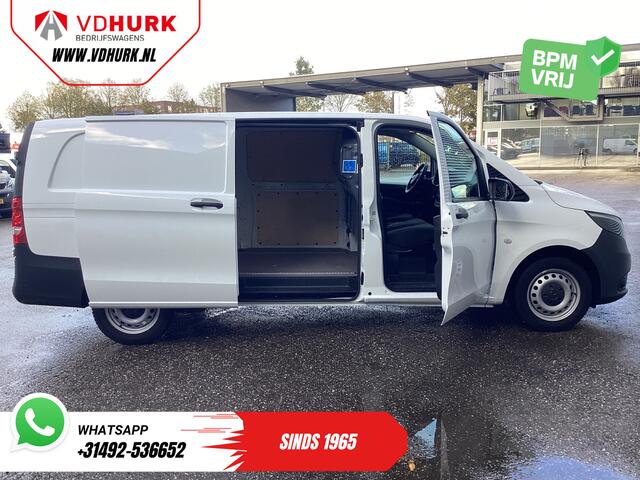 Mercedes-Benz VITO 116 CDI Aut. L2 BPM VRIJ! Carplay/ Stoelverw./ 270Gr. Deuren/ Cruise/ Airco/ Navi/ Camera/ PDC