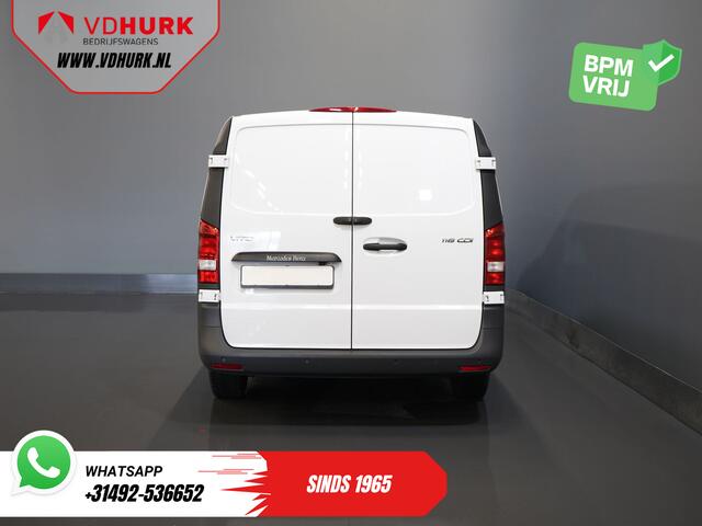 Mercedes-Benz VITO 116 CDI Aut. L2 BPM VRIJ! Carplay/ Stoelverw./ 270Gr. Deuren/ Cruise/ Airco/ Navi/ Camera/ PDC