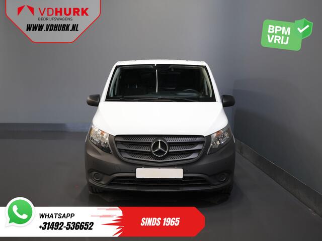Mercedes-Benz VITO 116 CDI Aut. L2 BPM VRIJ! Carplay/ Stoelverw./ 270Gr. Deuren/ Cruise/ Airco/ Navi/ Camera/ PDC