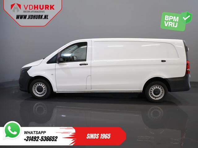 Mercedes-Benz VITO 116 CDI Aut. L2 BPM VRIJ! Carplay/ Stoelverw./ 270Gr. Deuren/ Cruise/ Airco/ Navi/ Camera/ PDC