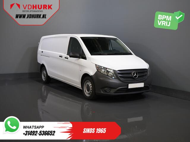 Mercedes-Benz VITO 116 CDI Aut. L2 BPM VRIJ! Carplay/ Stoelverw./ 270gr deuren/ Cruise/ Airco/ Navi/ Camera/ PDC