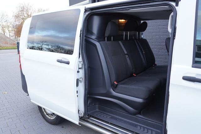 Mercedes-Benz VITO 114 CDI XL Dubbele cabine 2x schuifdeur EURO 6 - Airco - Navi - Cruise - ¤13.900,- Excl.
