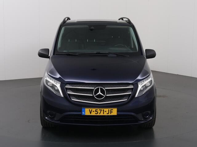 Mercedes-Benz VITO 116 CDI | AUT. | L2 LANG | | 3-ZITS | NAVIGATIE | LEREN STUURWIEL | 2500KG TREKHAAK | BETIMMERDE LAADRUIMTE | ACHTERDEUREN | CLIMATE CONTROL | SIDEBARS
