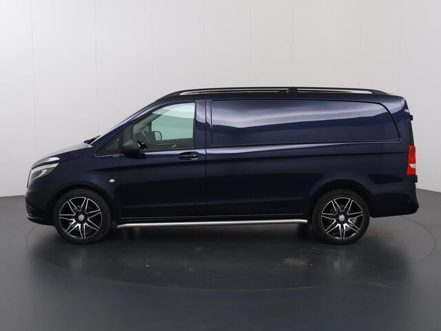 Mercedes-Benz VITO 116 CDI | AUT. | L2 LANG | | 3-ZITS | NAVIGATIE | LEREN STUURWIEL | 2500KG TREKHAAK | BETIMMERDE LAADRUIMTE | ACHTERDEUREN | CLIMATE CONTROL | SIDEBARS