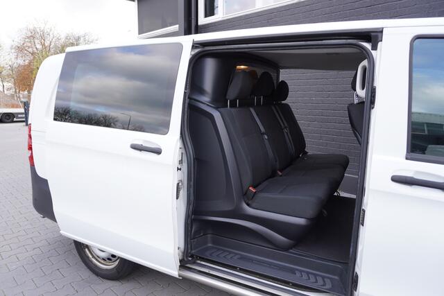 Mercedes-Benz VITO 114 CDI XL Dubbele cabine 2x schuifdeur EURO 6 - Airco - Navi - Cruise - ¤14.900,- Excl.