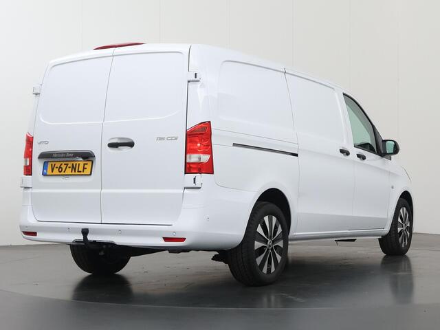 Mercedes-Benz VITO 116 CDI | Aut. | Lang L2 | Pro | LM Velgen | LED Koplampen | Trekhaak | Achterdeuren | 3-zits | Stoelverwarming | Certified
