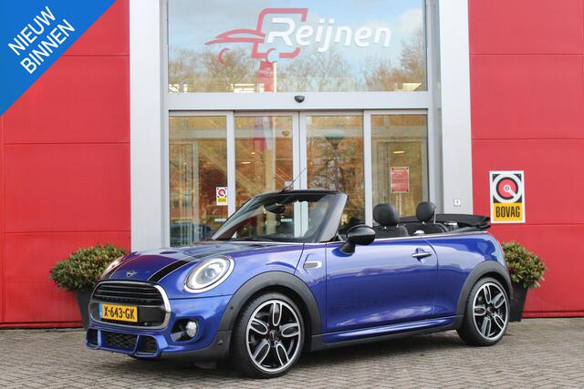 Mini John Cooper Works Mini Cabrio 1.5 136PK JCW | JOHN COOPER WORKS PAKKET | SPORTSTOELEN MET LEDEREN BEKLEDING EN STOELVERWARMING | NAVIGATIE | KEYLESS ENTRY / START | APPLE CARPLAY | PARKEERSENSOREN VOOR EN ACHTER | LED KOPLAMPEN | UNION JACK LED ACHTERLICHTEN | CLIMATE CON