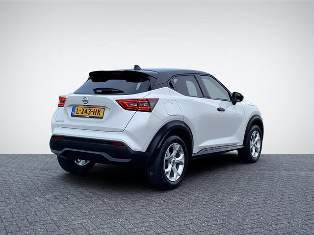 Nissan JUKE 1.0 DIG-T N-Connecta Parking Pack | Two-Tone Lakkleur | Navigatie | Camera | LED Koplampen | Apple Carplay/Android Auto | Rijklaarprijs!