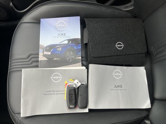 Nissan JUKE 1.6 Hybrid Tekna Automaat / Navigatie via Apple Carplay of Android Auto / Adaptief CC / Rondomzicht camera / Bose Audio Systeem / Climate control / Lichtmetalen wielen 19" / Keyless Entry/Starts /