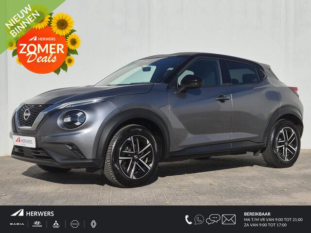 Nissan JUKE 1.0 DIG-T N-Connecta Handgeschakeld / Allseason banden / Cold Pack / Parking Pack / Apple Carplay Android Auto / Cruise control / Draadloze telefoon lader / Achteruitrijcamera / Keyless Entry/Start / Climate control /