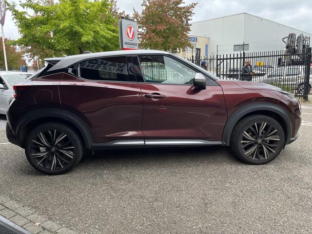 Nissan JUKE 1.0 DIG-T N-Design // ADAPT. CRUISE // BOSE AUDIO // LEDER-ALCANTARA // 360 CAMERA // DODEHOEK // NAVI+CARPLAY // KEYLESS //