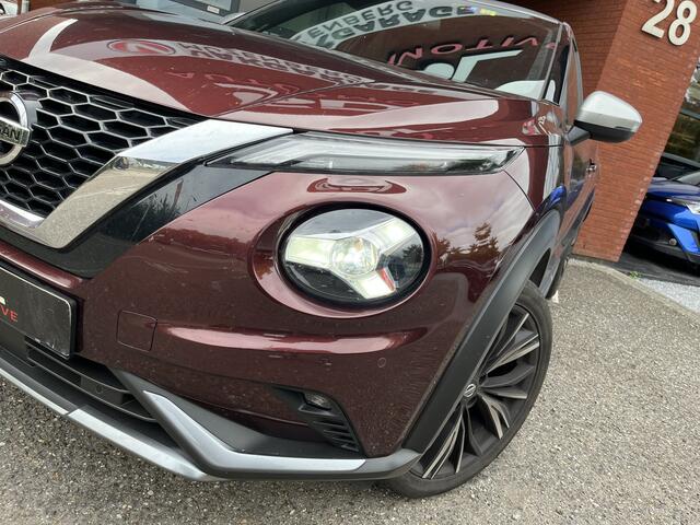 Nissan JUKE 1.0 DIG-T N-Design // ADAPT. CRUISE // BOSE AUDIO // LEDER-ALCANTARA // 360 CAMERA // DODEHOEK // NAVI+CARPLAY // KEYLESS //