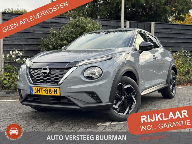 Nissan JUKE N-Connecta 1.6 Hybrid 143PK Automaat Navigatie, Achteruitrijcamera, Keyless, Parkeersensoren, Cruise Control, Climate Control