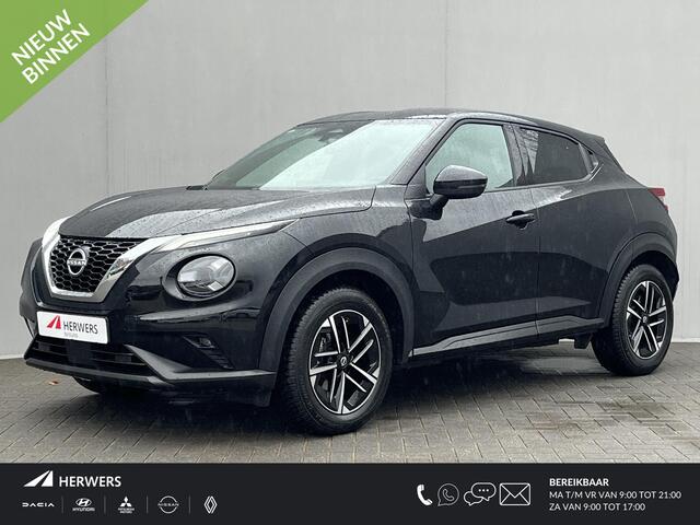 Nissan JUKE 1.0 DIG-T N-Connecta / Achteruitrijcamera / Apple Carplay & Android Auto / Keyless Entry & Start / Navigatie full map / Cruise- en Climate Control / Stuur- en Stoelverwarming / Parkeersensoren voor en achter
