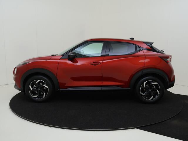Nissan JUKE 1.0 DIG-T N-Connecta 114PK | Navigatie via telefoon | Achteruitrijcamera | Half-Lederen Bekleding | Climate Control | Apple CarPlay & Android Auto