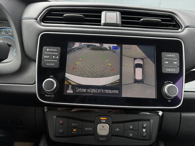 Nissan LEAF Tekna 40 kWh / Stoel-Stuurverwarming / Airco / Cruise Control / Lederen-Stof bekleding / Navigatie /