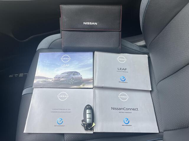 Nissan LEAF e+ Tekna 62 kWh Automaat / Bose Premium Audio / Trekhaak / Snel Lader / 360 Graden Camera / SOH 93,35% / Achteruitrijcamera / Stuurwielverwarming / Stoelverwarming voor & achter / Adaptief Cruise Control / Apple Carplay & Android Auto / Climate Control / 