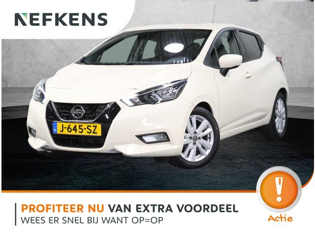 Nissan MICRA 100PK N-Connecta | 1ste eigenaar | AUTOMAAT | Cruise Control | DAB Radio | Parkeersensoren | AppleCarPlay/AndroidAuto | 16"LMV | Airco | Isofix | Privacy Glass | Parkeersensoren |